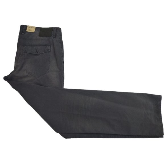 Mac Jeans Ben Worker Pants Reg Fit Flat Front Straight Leg Flap Pockts Gray $225 - Picture 2 of 14